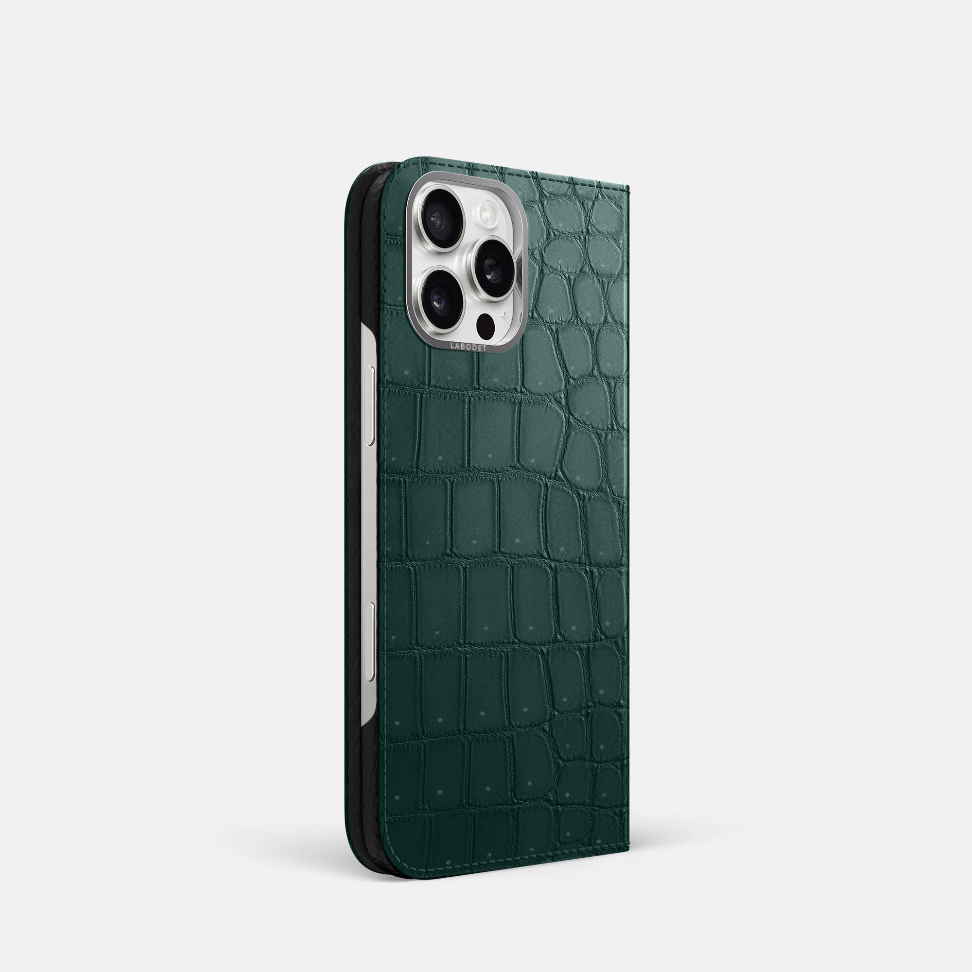 Folio Case For iPhone 16 Pro In Porosus Crocodile – Labodet