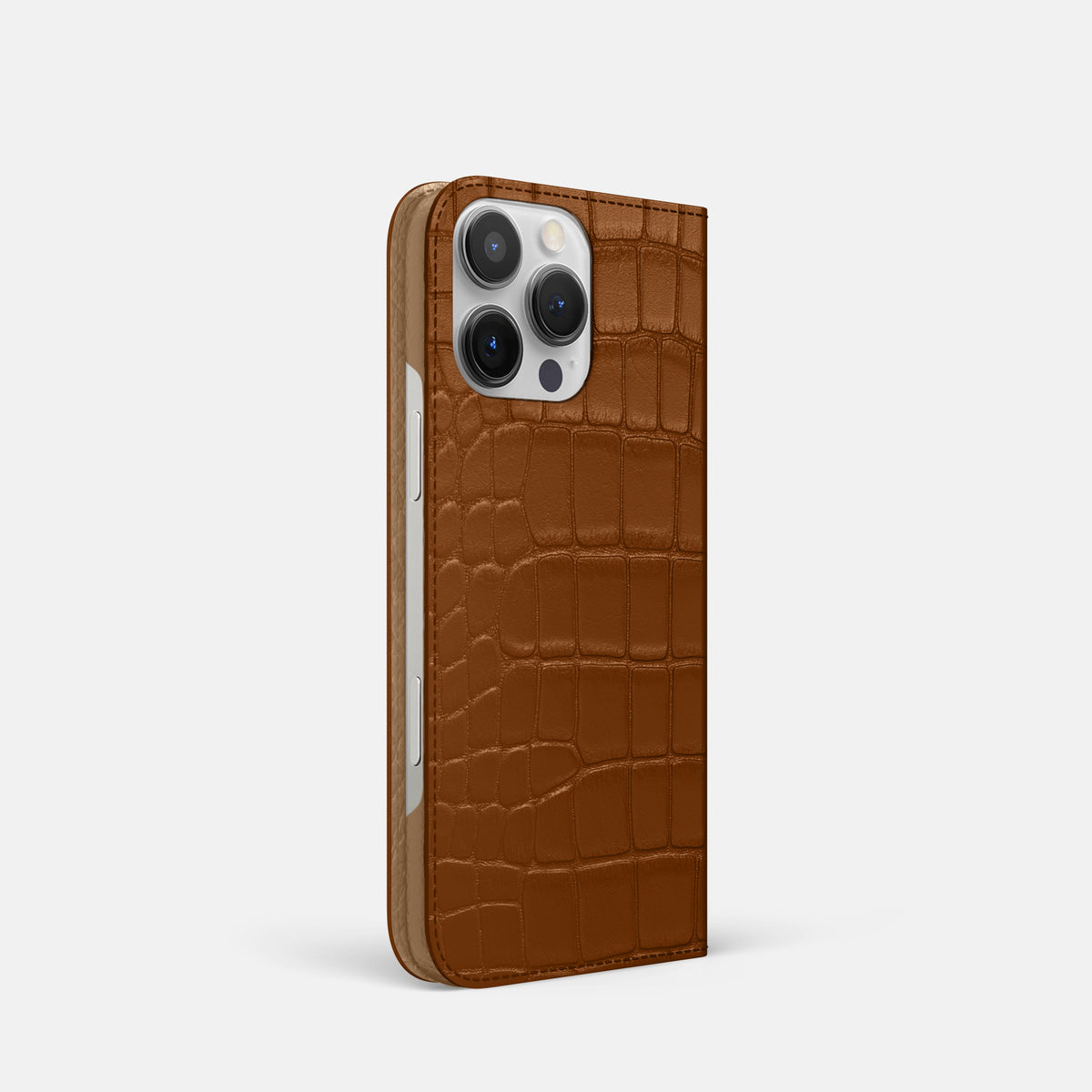 Honey iPhone 16 Pro Folio Slim Case Alligator -1 | Honey