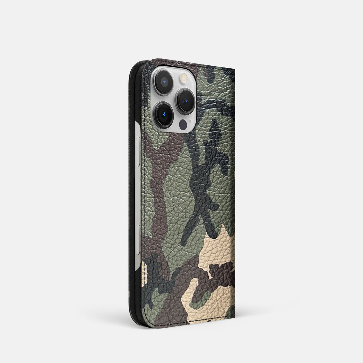 Camouflage iPhone 16 Pro Folio Case Calf -1 | Camouflage