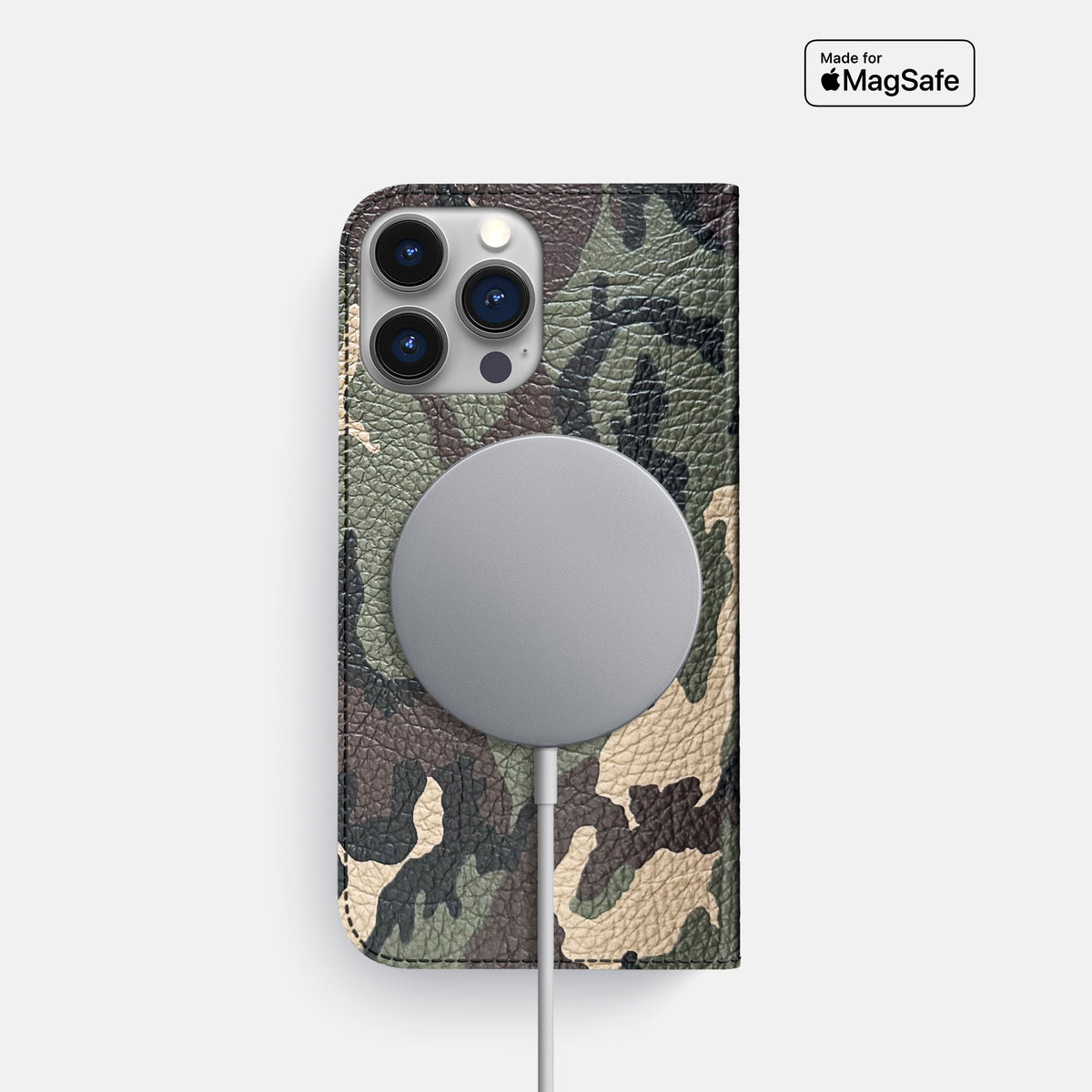 Camouflage iPhone 16 Pro Folio Case Calf -3 | Camouflage