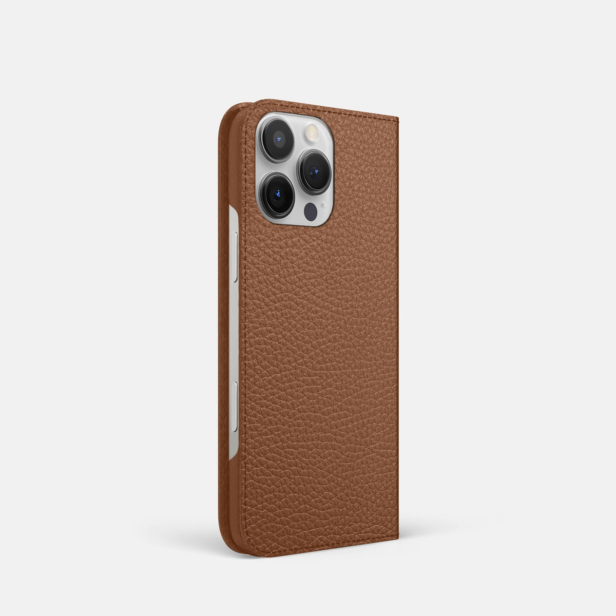 Caramel iPhone 16 Pro Folio Case Calf -1 | Caramel