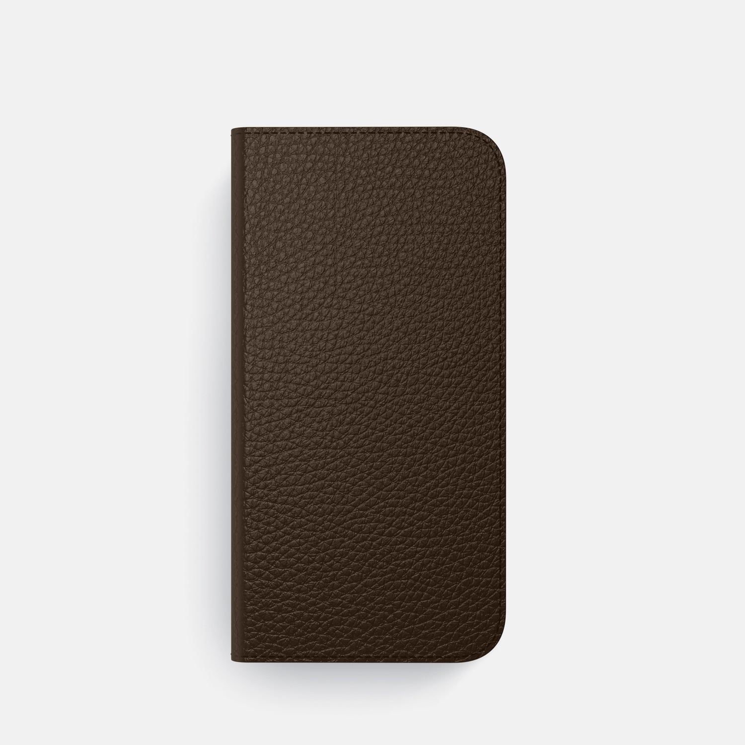 Dark Brown iPhone 16 Pro Folio Case Calf -4 | Dark-Brown