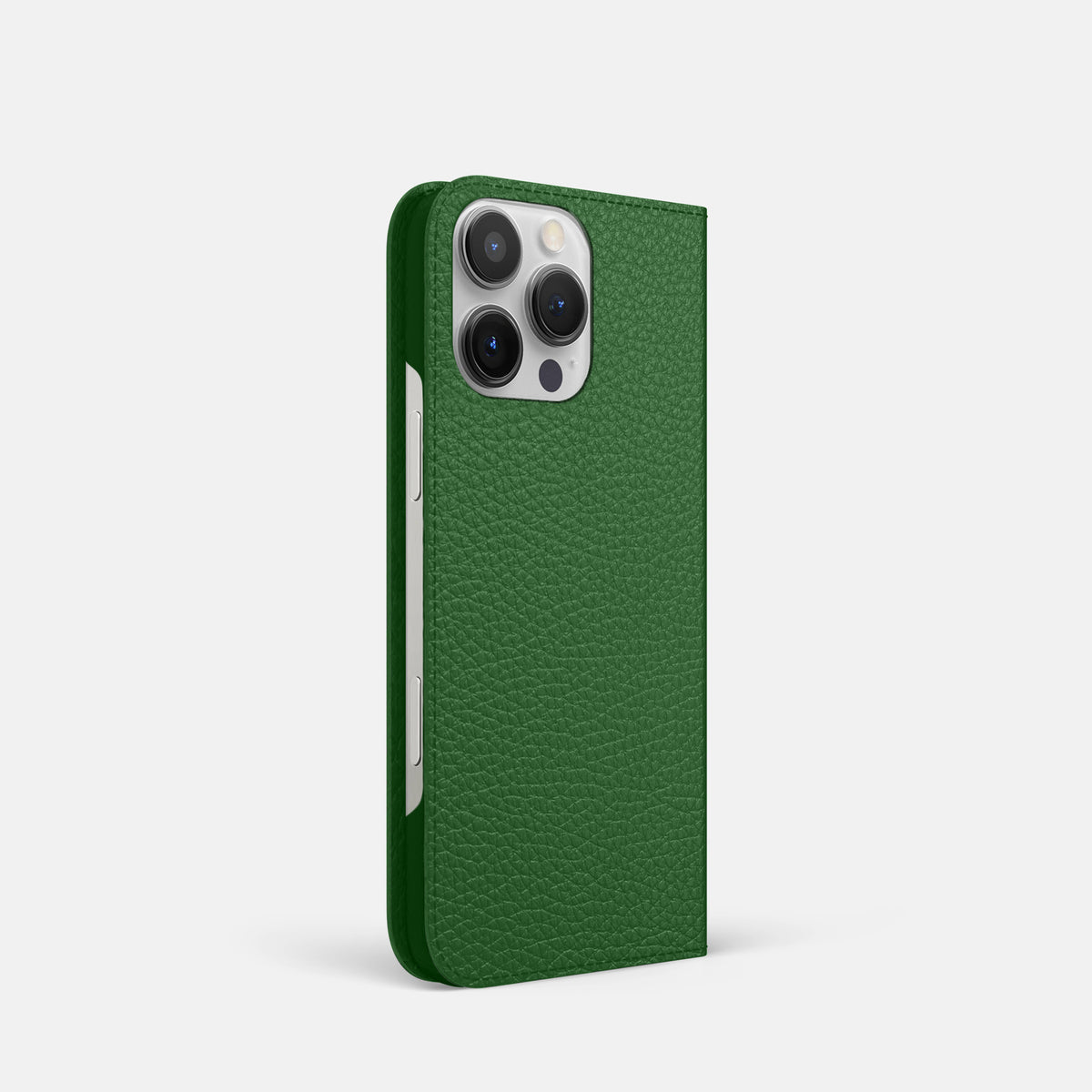 Dark-Green iPhone 16 Pro Folio Case Calf -1 | Dark-Green