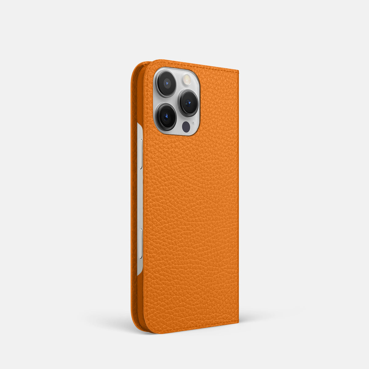 Orange iPhone 16 Pro Folio Case Calf -1 | Orange