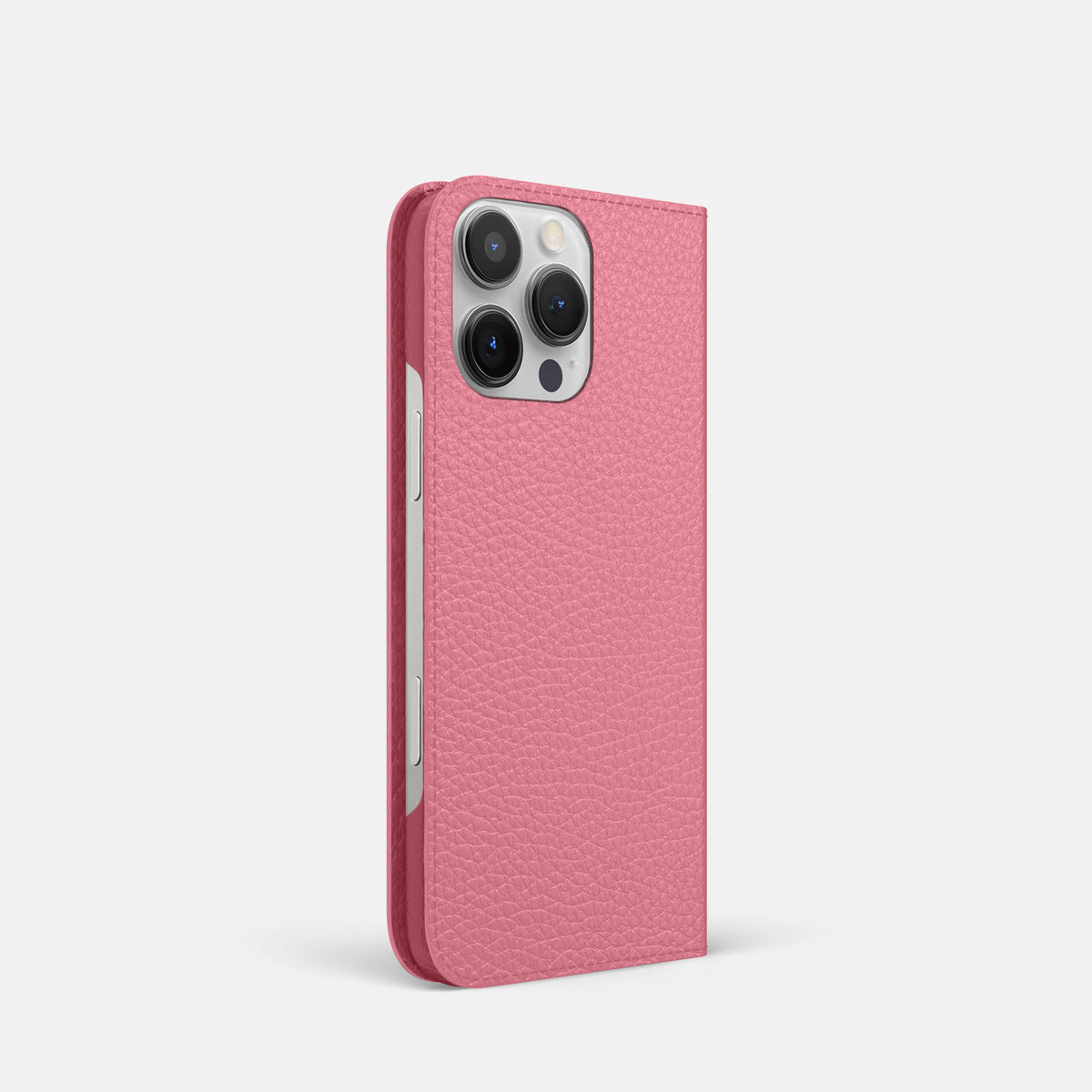 Pink iPhone 16 Pro Folio Case Calf -1 | Pink