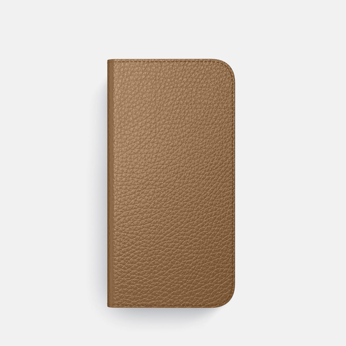 Taupe iPhone 16 Pro Folio Case Calf -4 | Taupe