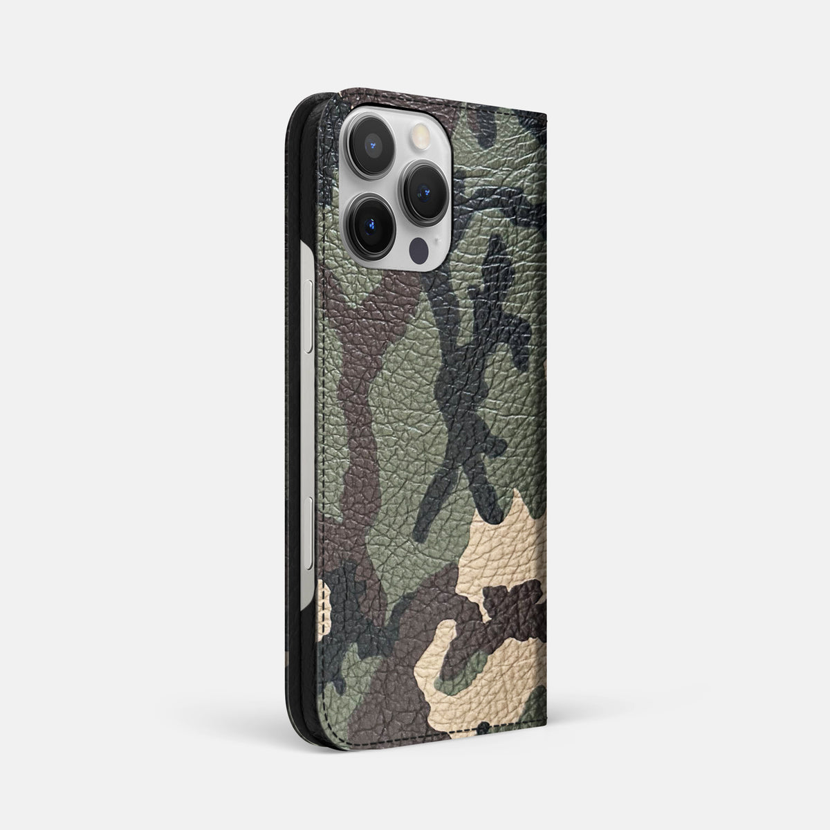 Camouflage iPhone 16 Pro Max Folio Case Calf -1 | Camouflage