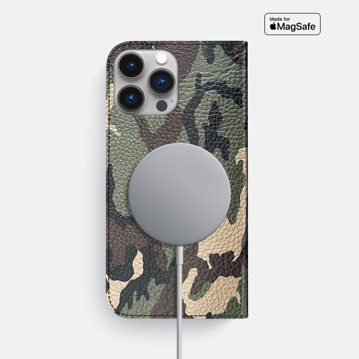 Camouflage iPhone 16 Pro Max Folio Case Calf -3 | Camouflage