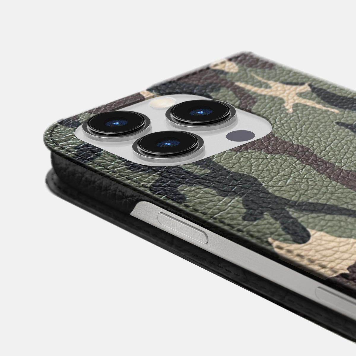 Camouflage iPhone 16 Pro Max Folio Case Calf -5 | Camouflage