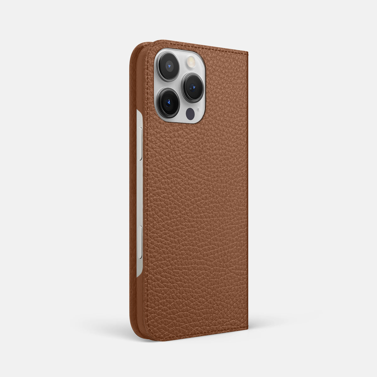 Caramel iPhone 16 Pro Max Folio Case Calf -1 | Caramel