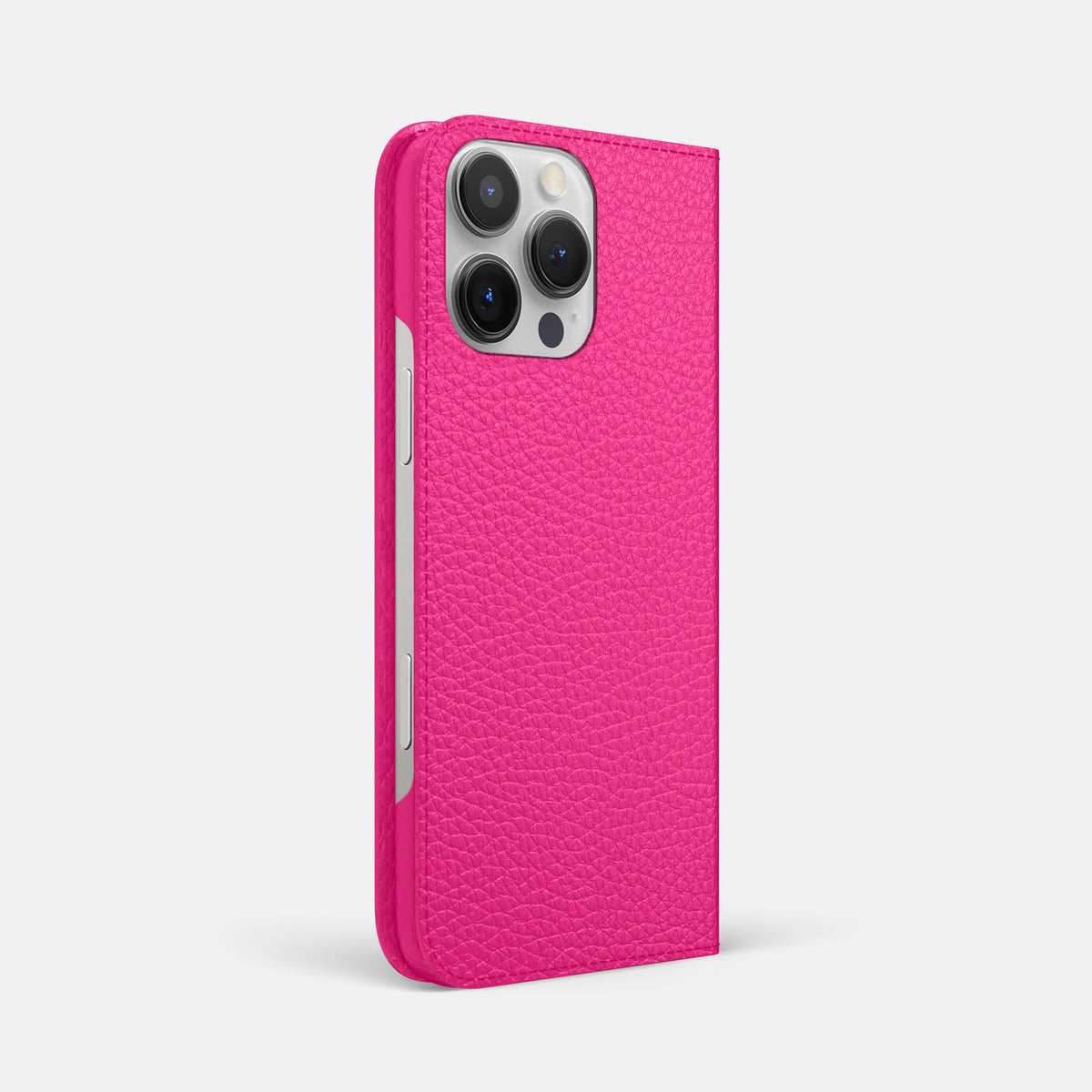 Magenta iPhone 16 Pro Max Folio Case Calf -1 | Magenta