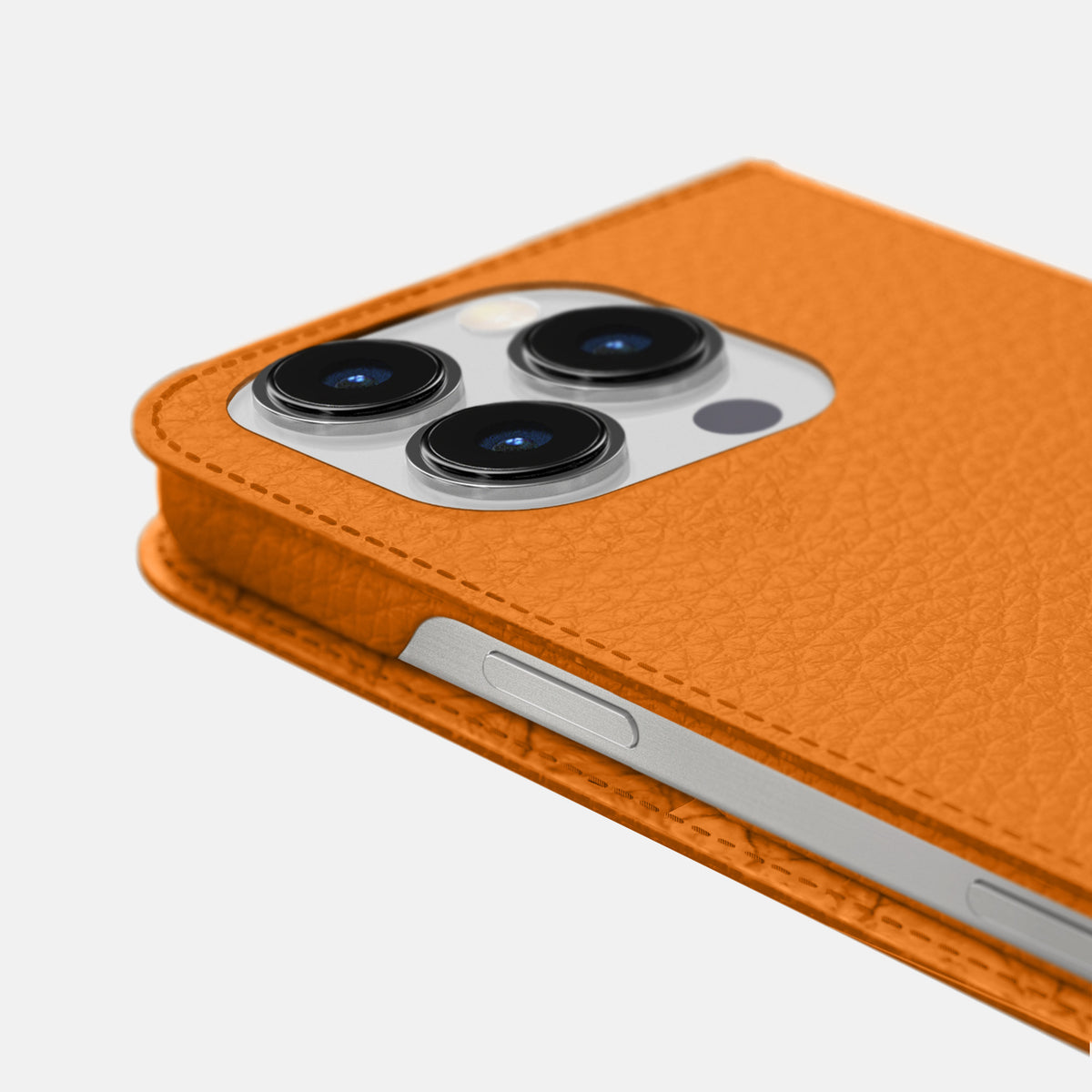 Orange iPhone 16 Pro Max Folio Case Calf -5 | Orange
