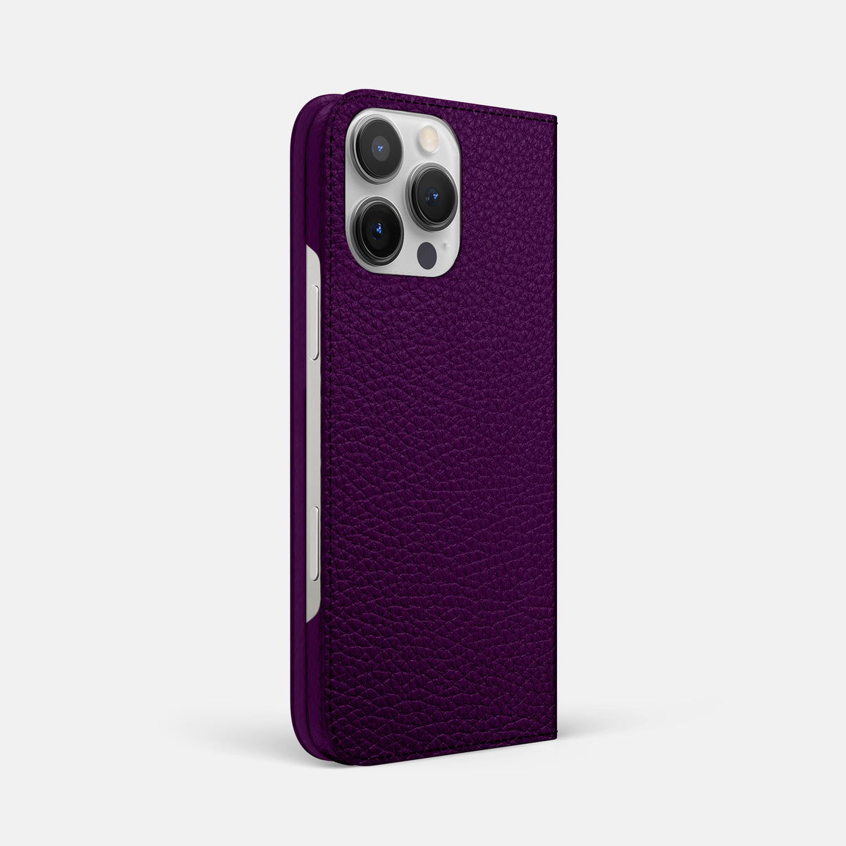 Violet iPhone 16 Pro Max Folio Case Calf -1 | Violet