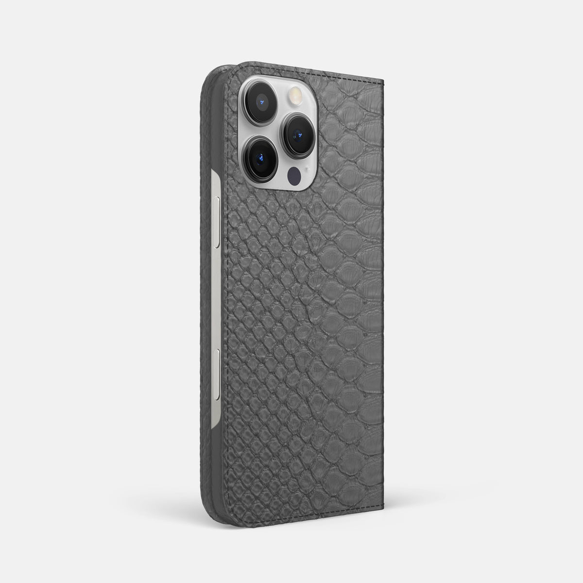 Grey iPhone 16 Pro Max Folio Case Python -1 | Grey