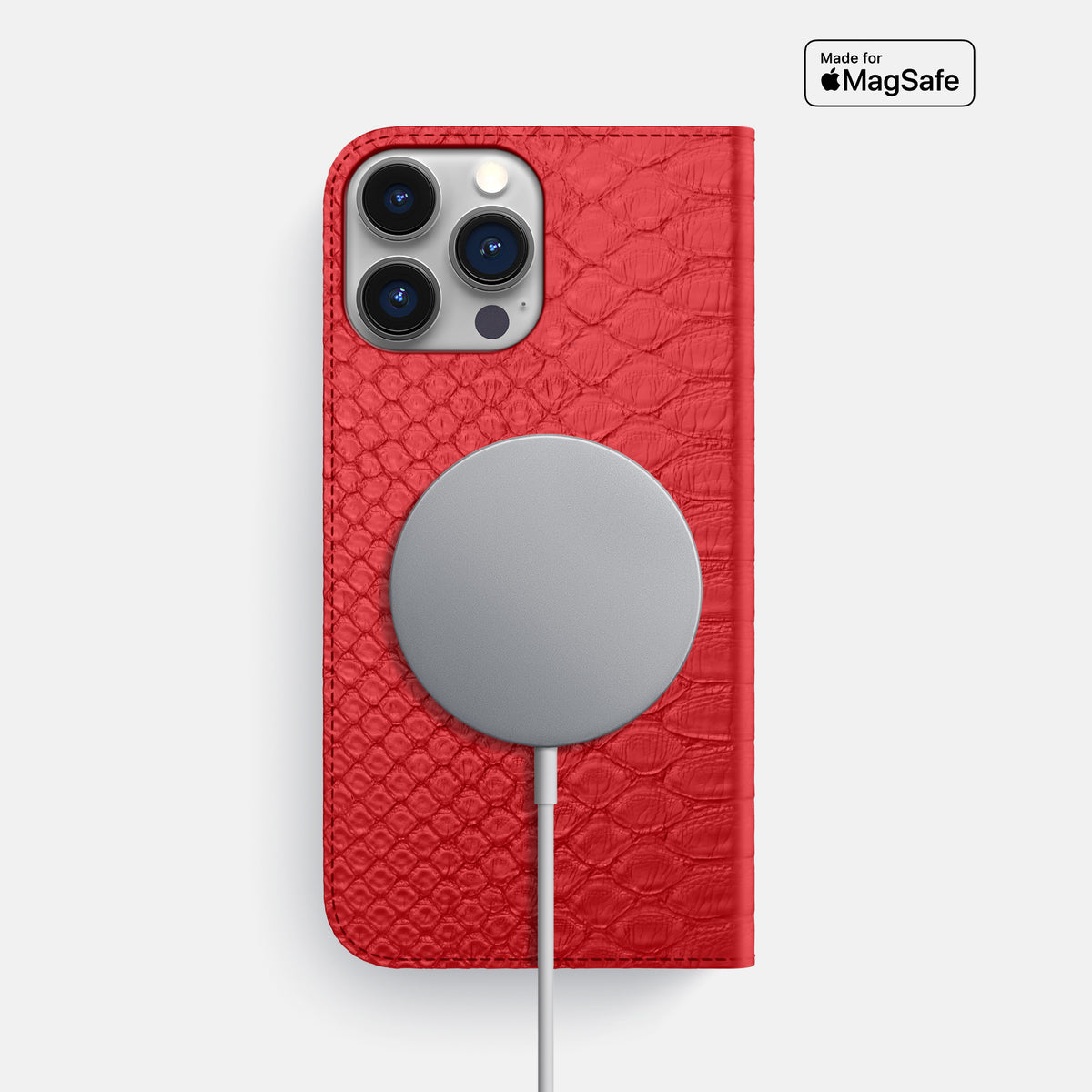 Red iPhone 16 Pro Max Folio Case Python -3 | Red