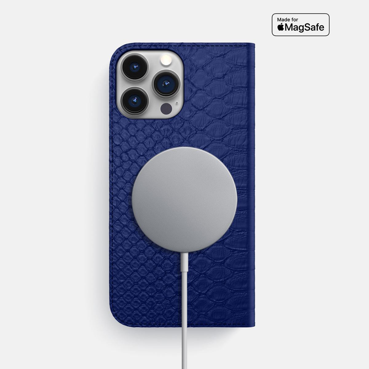 Royal Blue iPhone 16 Pro Max Folio Case Python -3 | Royal-Blue