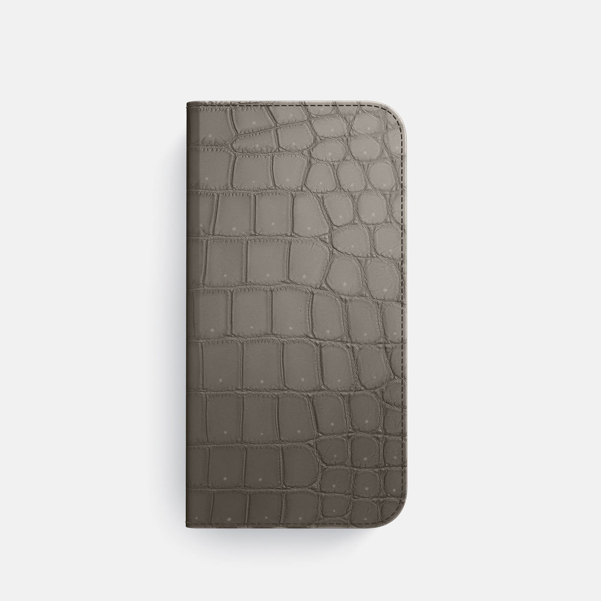 Lava-Stone iPhone 16 Pro Folio Case Porosus Crocodile -4 | Lava-Stone