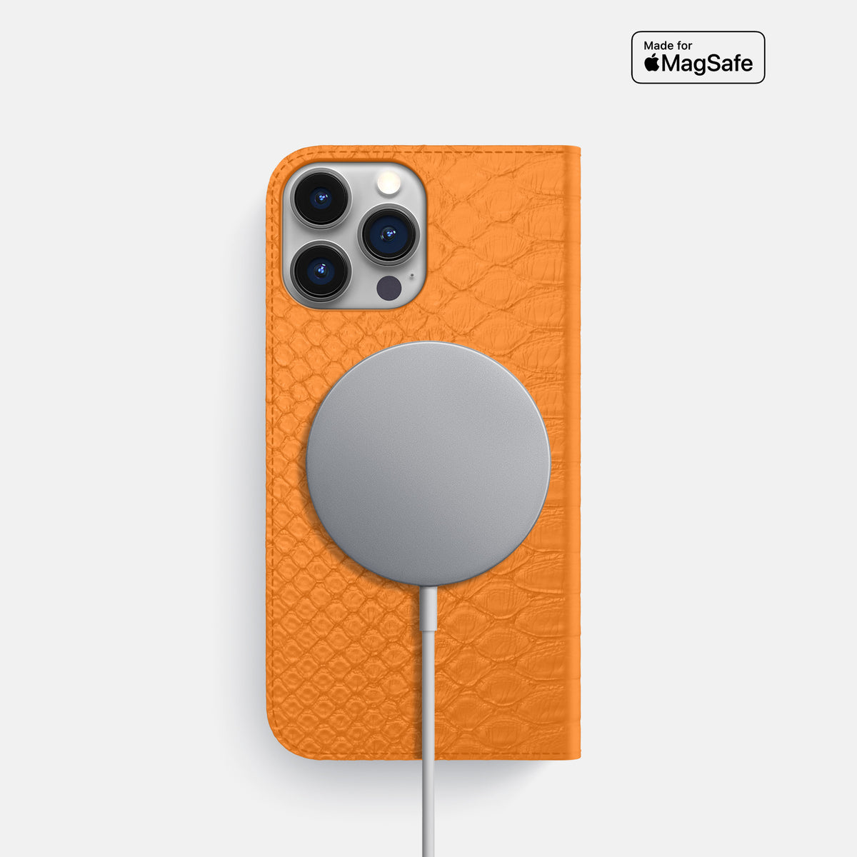 Orange iPhone 16 Pro Folio Case Python -3 | Orange