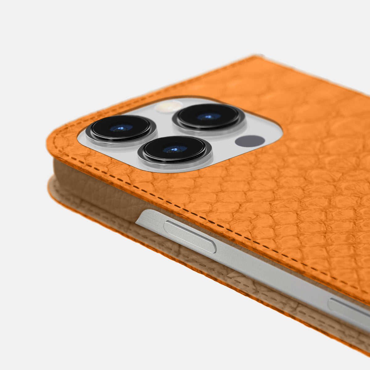 Orange iPhone 16 Pro Folio Case Python -5 | Orange