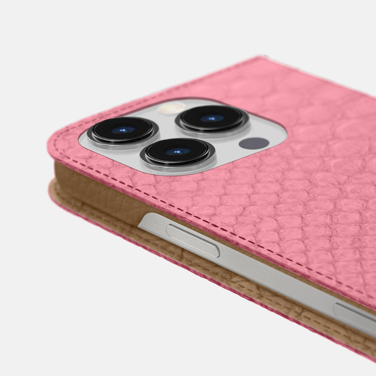 Pink iPhone 16 Pro Folio Case Python -5 | Pink
