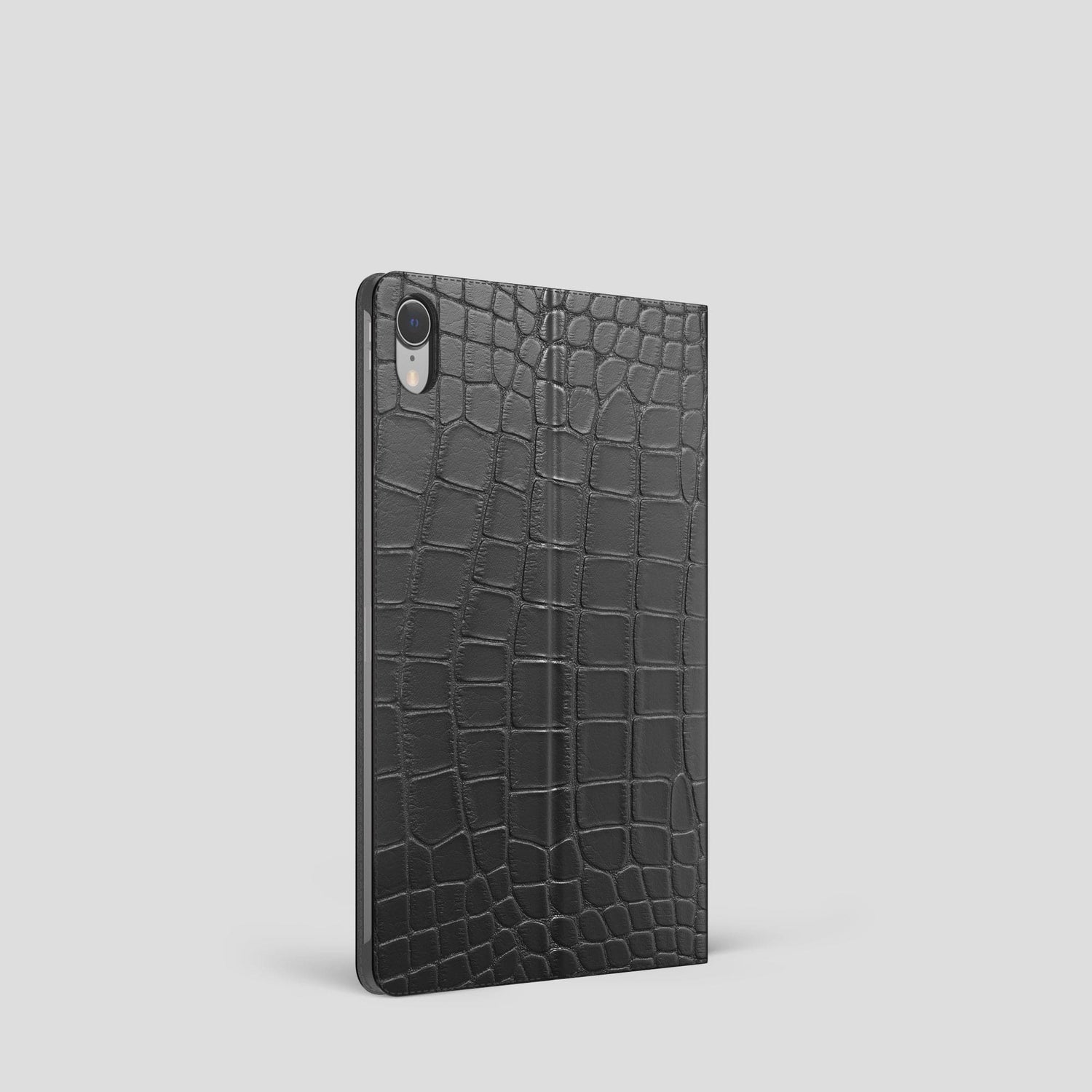 Grey Folio Stand Case For iPad mini (6th gen) Alligator -2 | Grey