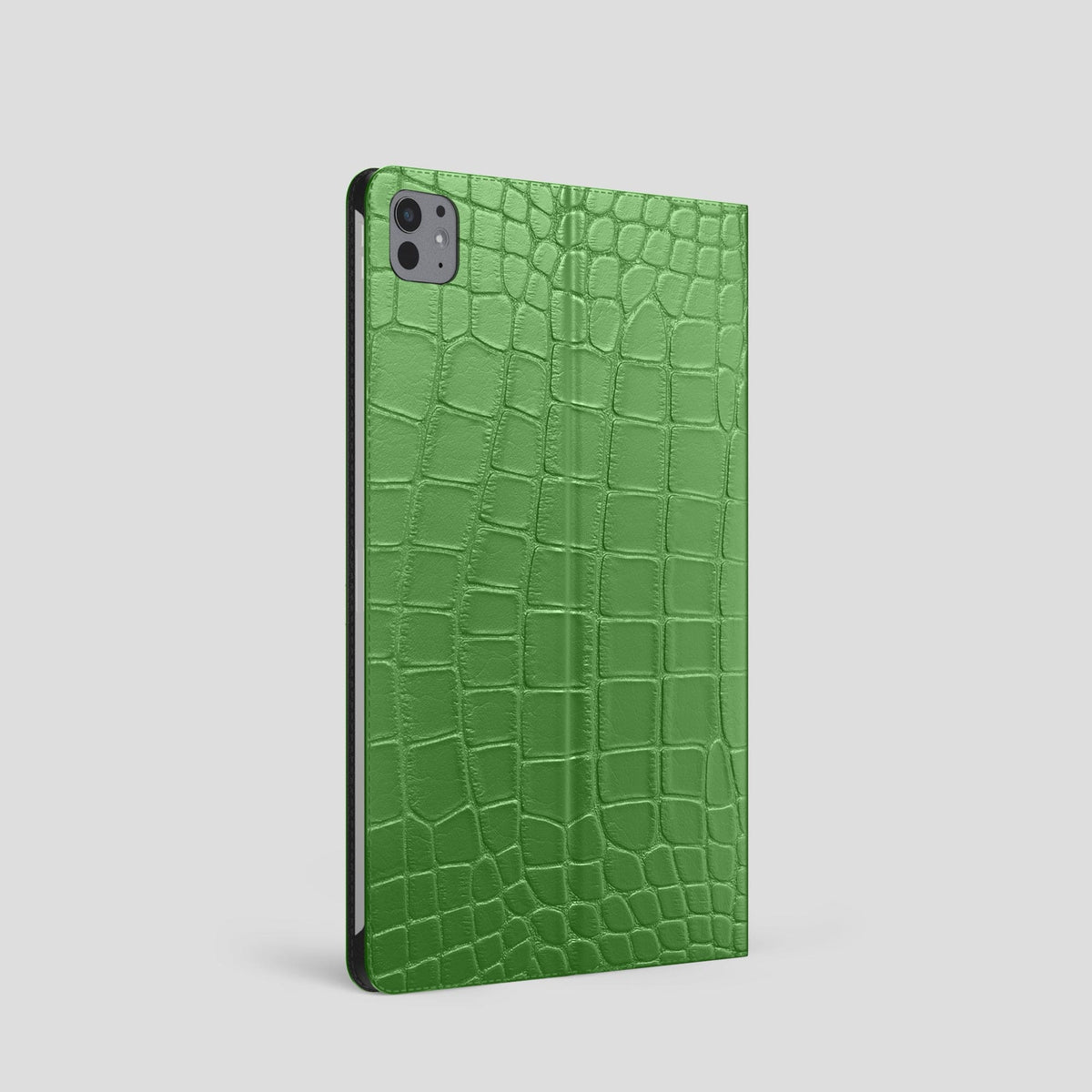 Apple-Green Folio Stand Case For iPad Pro 11-inch (5th gen) Alligator -2 | Apple-Green