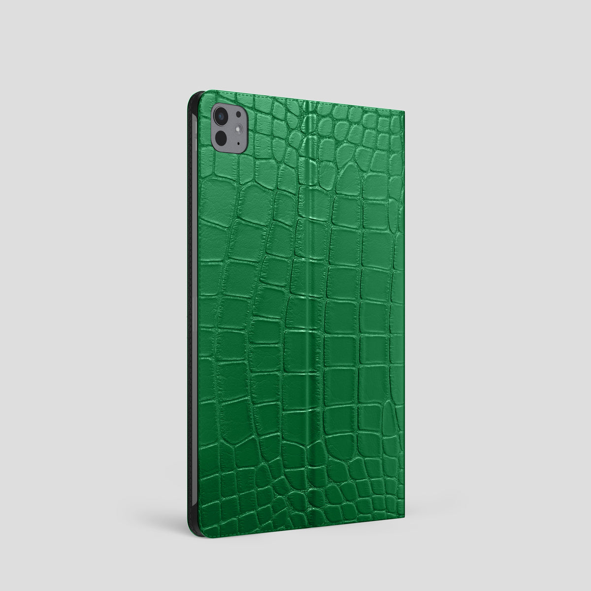 Forest-Green Folio Stand Case For iPad Pro 11-inch (5th gen) Alligator -2 | Forest-Green