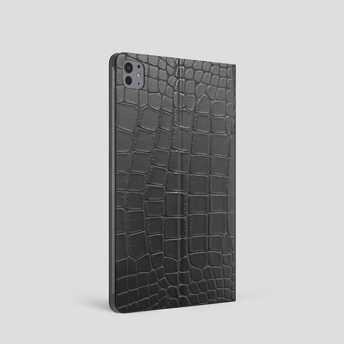 Grey Folio Stand Case For iPad Pro 11-inch (5th gen) Alligator -2 | Grey