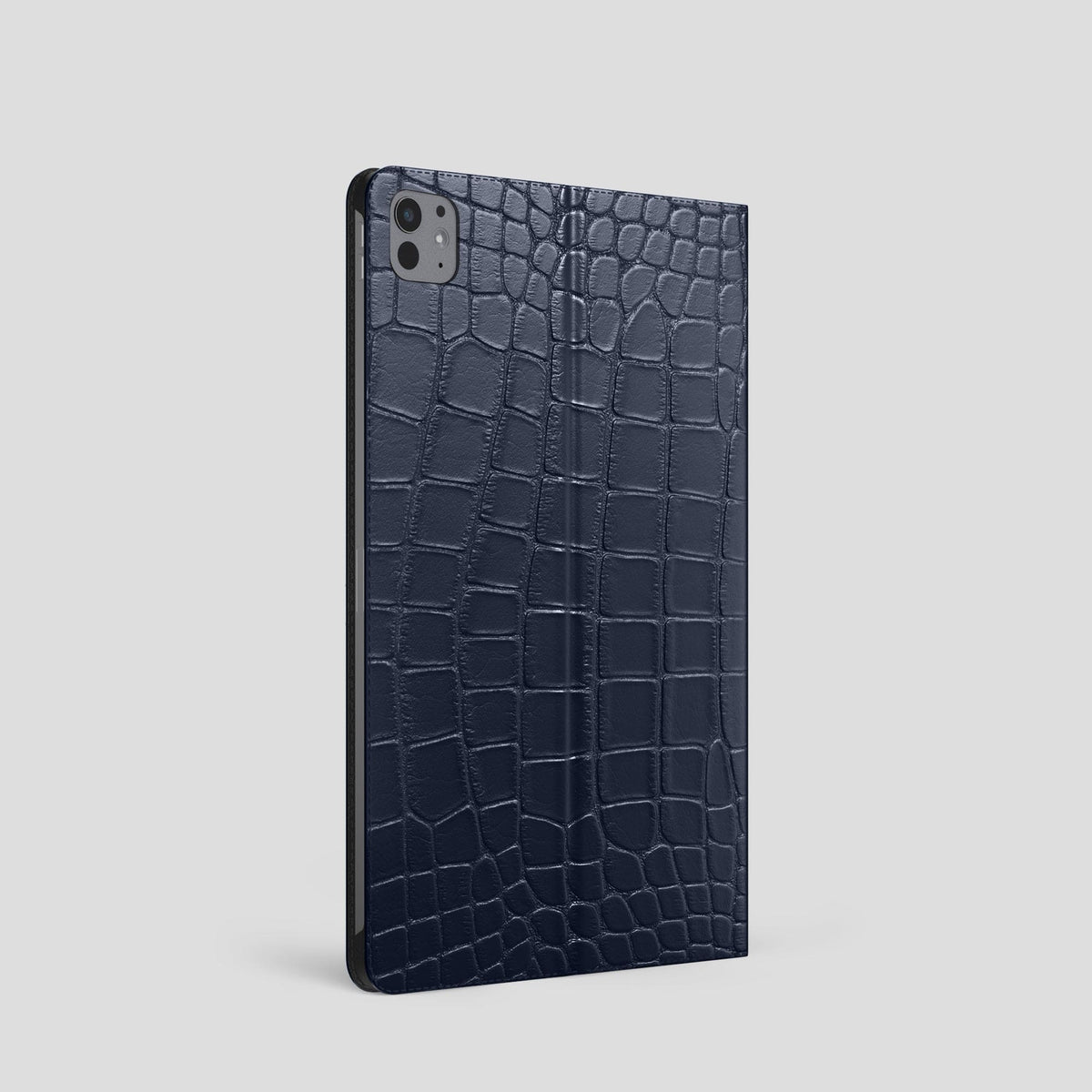 Navy Blue Folio Stand Case For iPad Pro 11-inch (5th gen) Alligator -2 | Navy-Blue