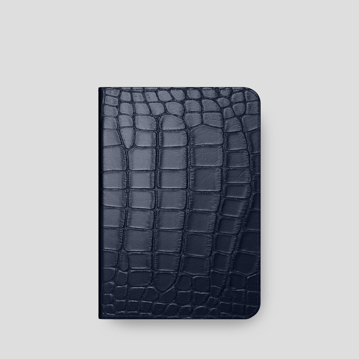 Navy Blue Folio Stand Case For iPad Pro 11-inch (5th gen) Alligator -6 | Navy-Blue
