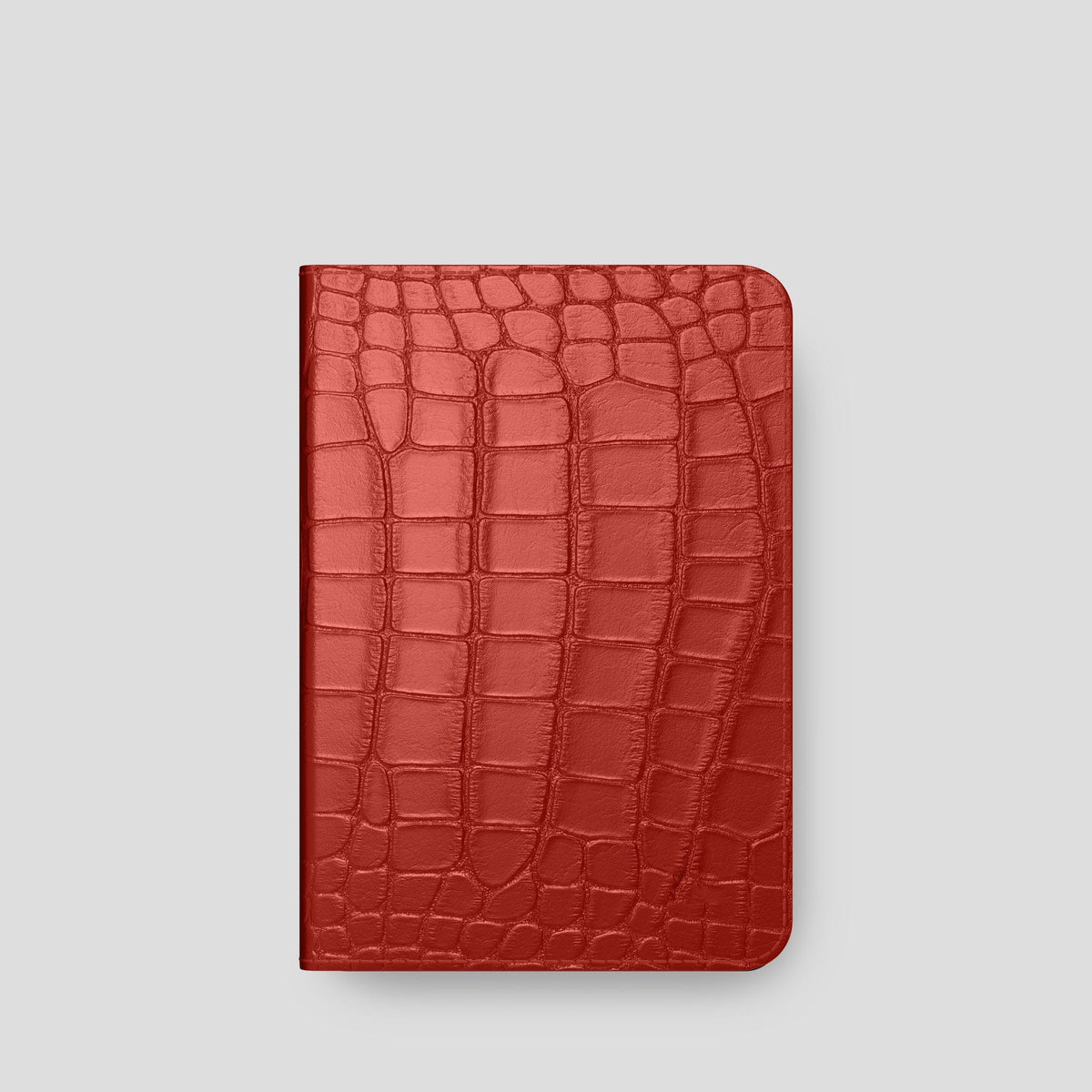 Red Folio Stand Case For iPad Pro 11-inch (5th gen) Alligator -6 | Red