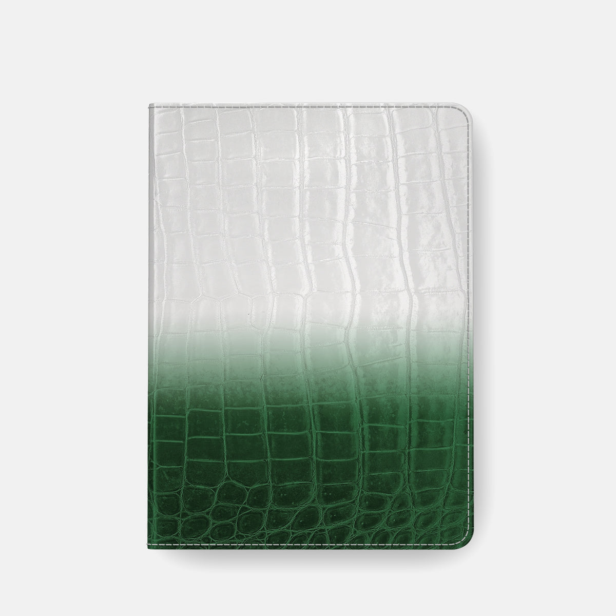 Green Folio Stand For iPad Pro 11-inch (5th gen) In Himalayan Crocodile -6 | Green