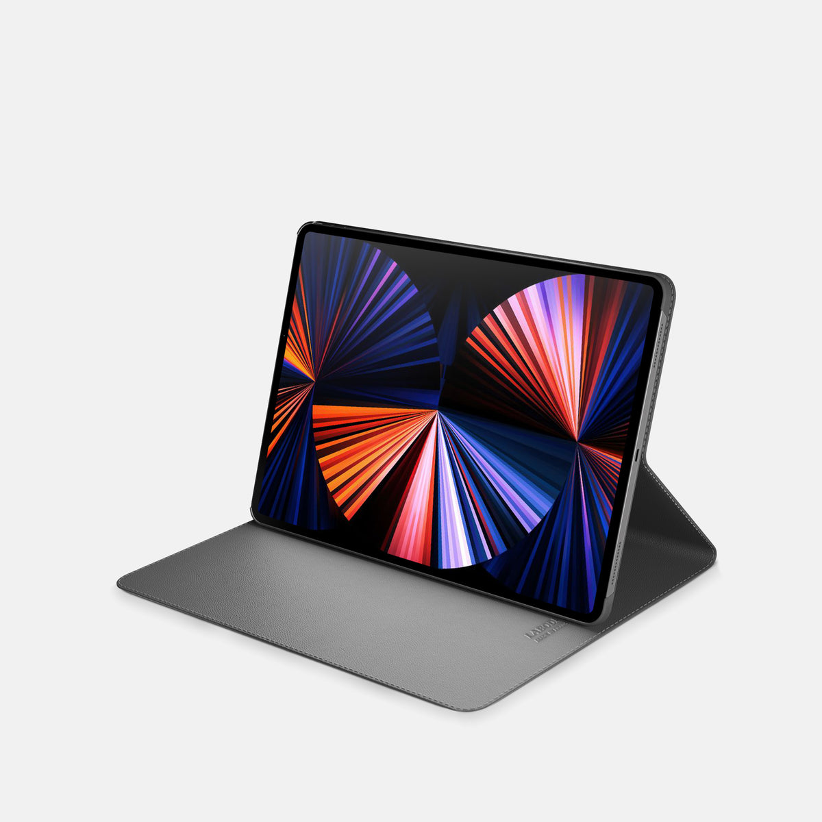 Grey Folio Stand For iPad Pro 11-inch (5th gen) In Himalayan Crocodile -4 | Grey