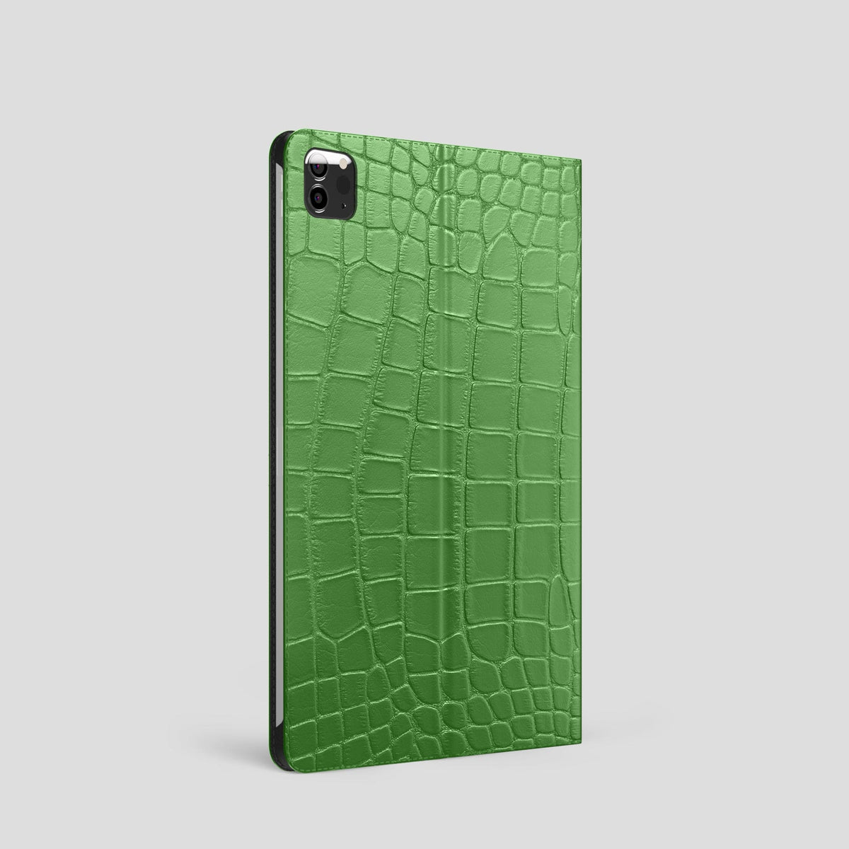 Apple-Green Folio Stand Case For iPad Pro 11-inch (2nd/3rd/4th gen) Alligator -2 | Apple-Green