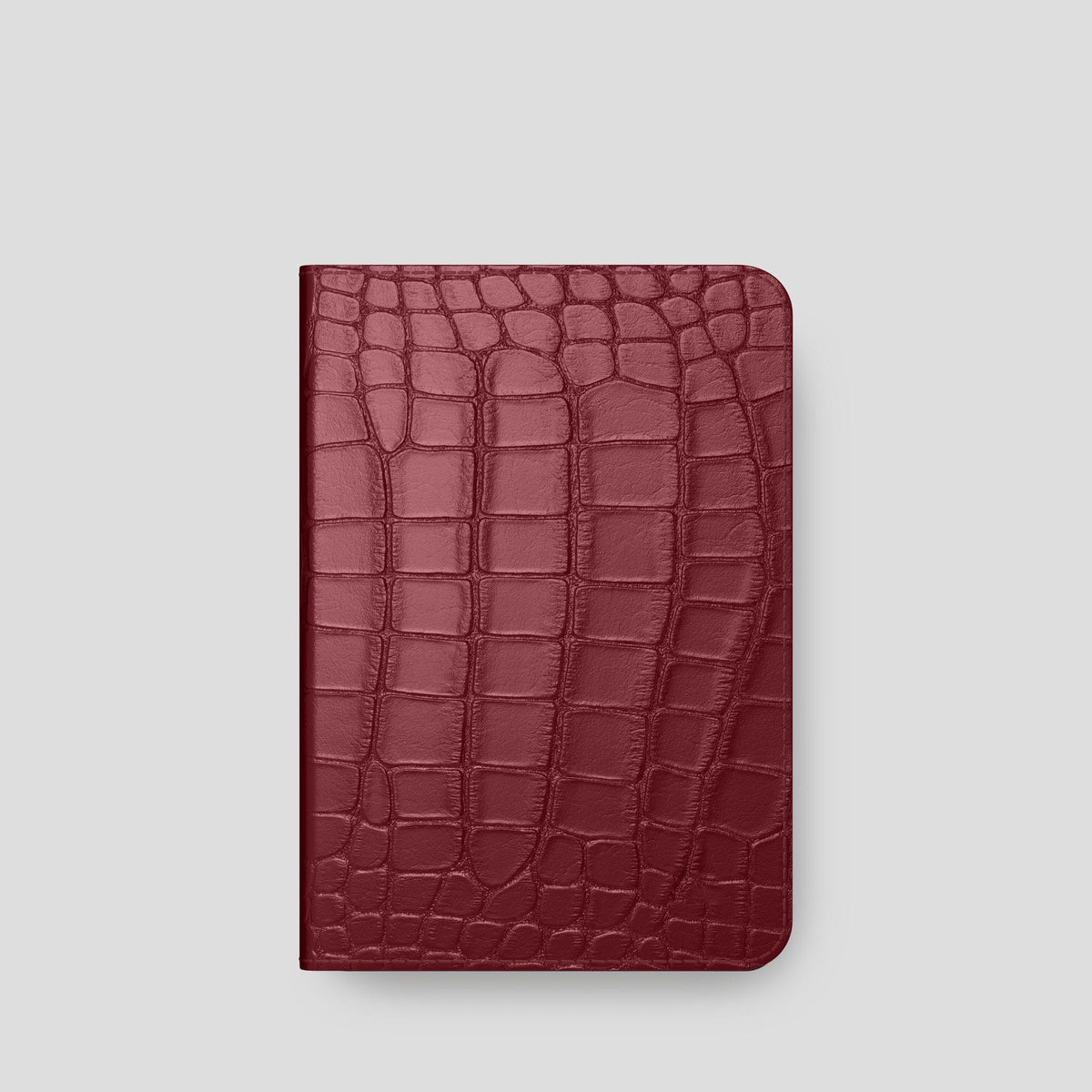 Burgundy Folio Stand Case For iPad Pro 11-inch (2nd/3rd/4th gen) Alligator -6 | Burgundy