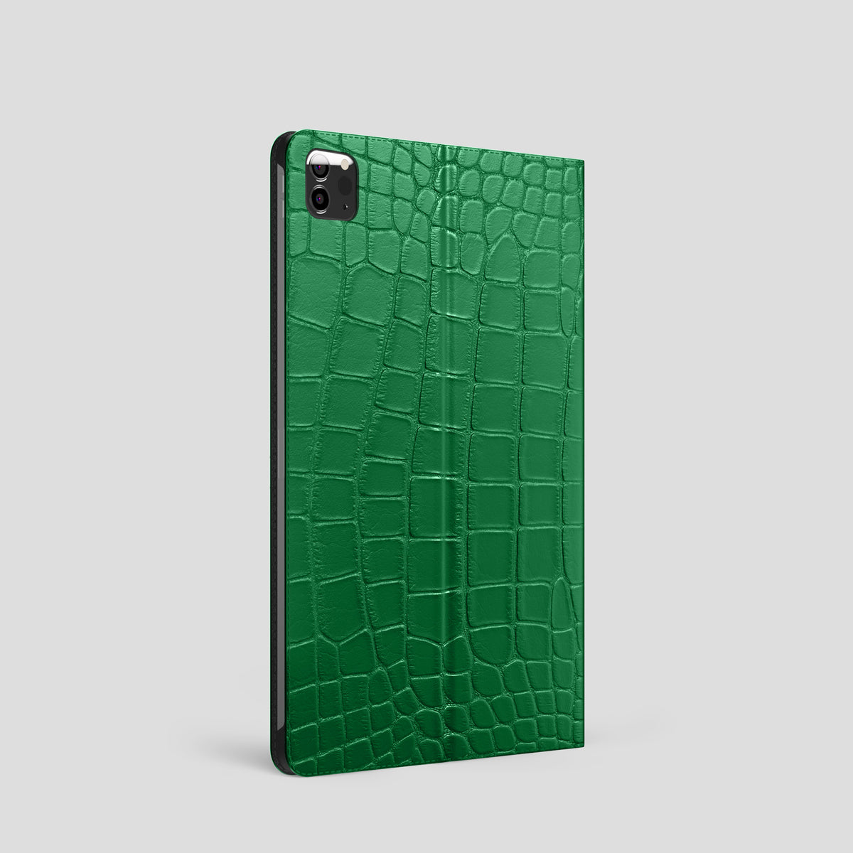 Forest-Green Folio Stand Case For iPad Pro 11-inch (2nd/3rd/4th gen) Alligator -2 | Forest-Green
