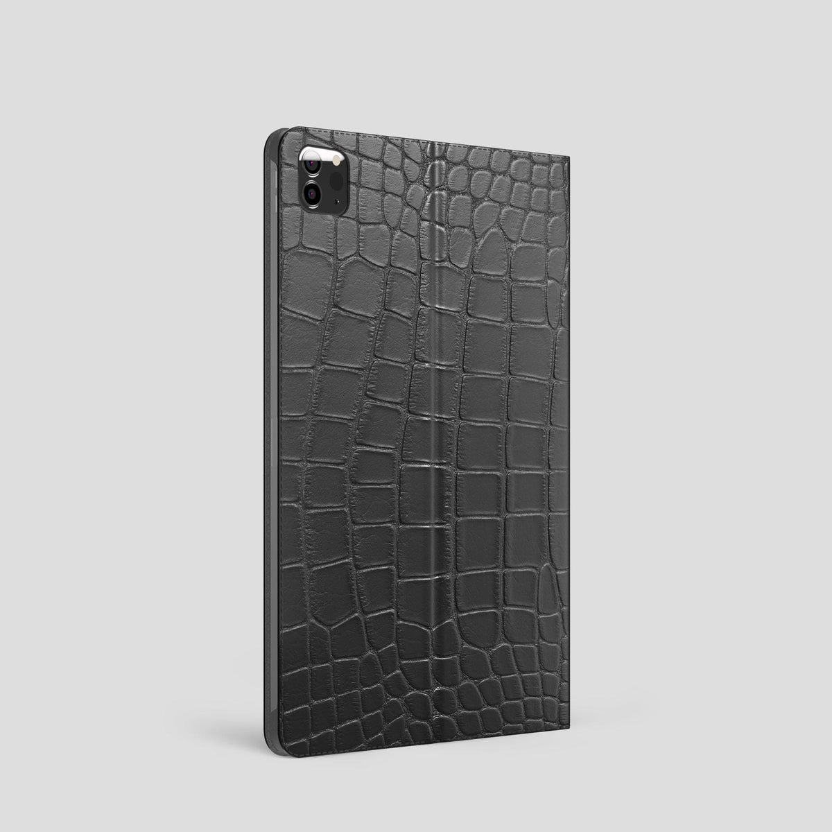 Grey Folio Stand Case For iPad Pro 11-inch (2nd/3rd/4th gen) Alligator -2 | Grey