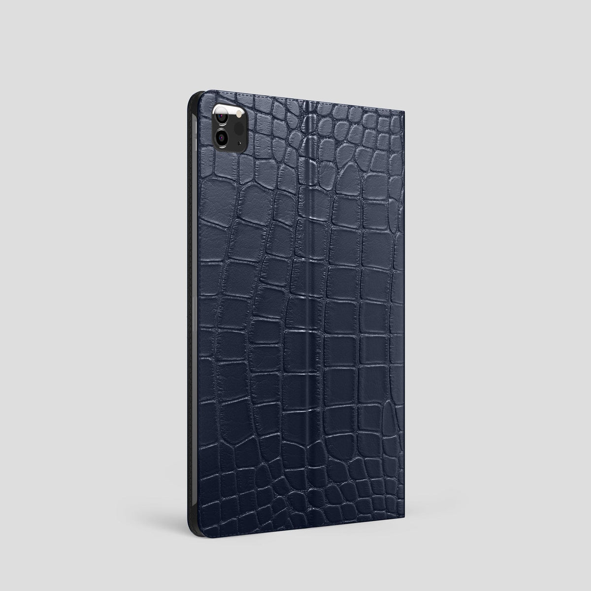 Navy Blue Folio Stand Case For iPad Pro 11-inch (2nd/3rd/4th gen) Alligator -2 | Navy-Blue