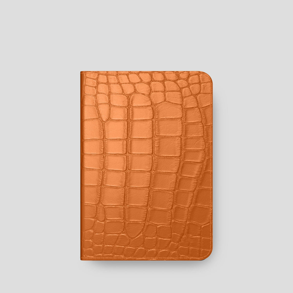 Orange Folio Stand Case For iPad Pro 11-inch (2nd/3rd/4th gen) Alligator -6 | Orange