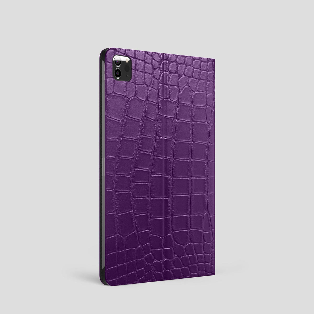 Purple Folio Stand Case For iPad Pro 11-inch (2nd/3rd/4th gen) Alligator -2 | Purple