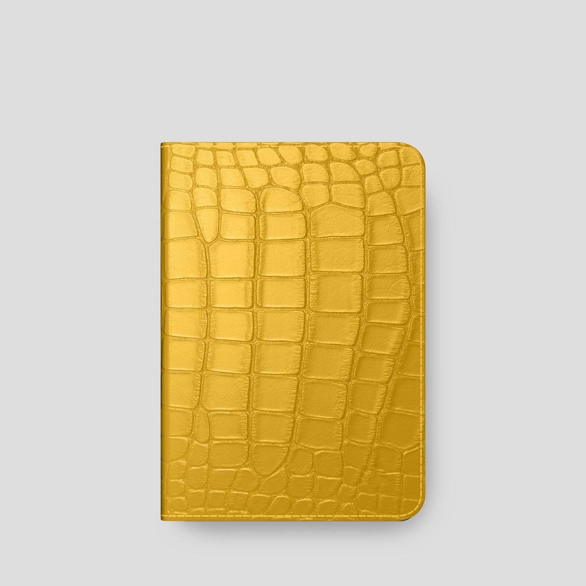 Yellow Folio Stand Case For iPad Pro 11-inch (2nd/3rd/4th gen) Alligator -6 | Yellow