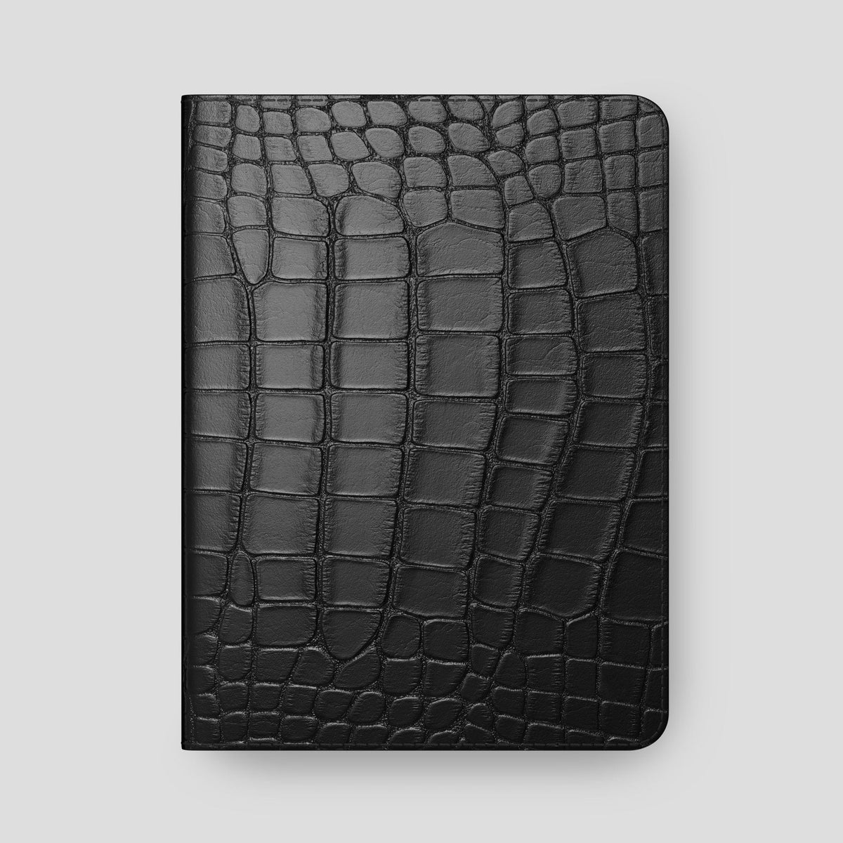 Black Folio Stand Case For iPad Pro 12.9-inch (5th gen) Alligator -6 | Black
