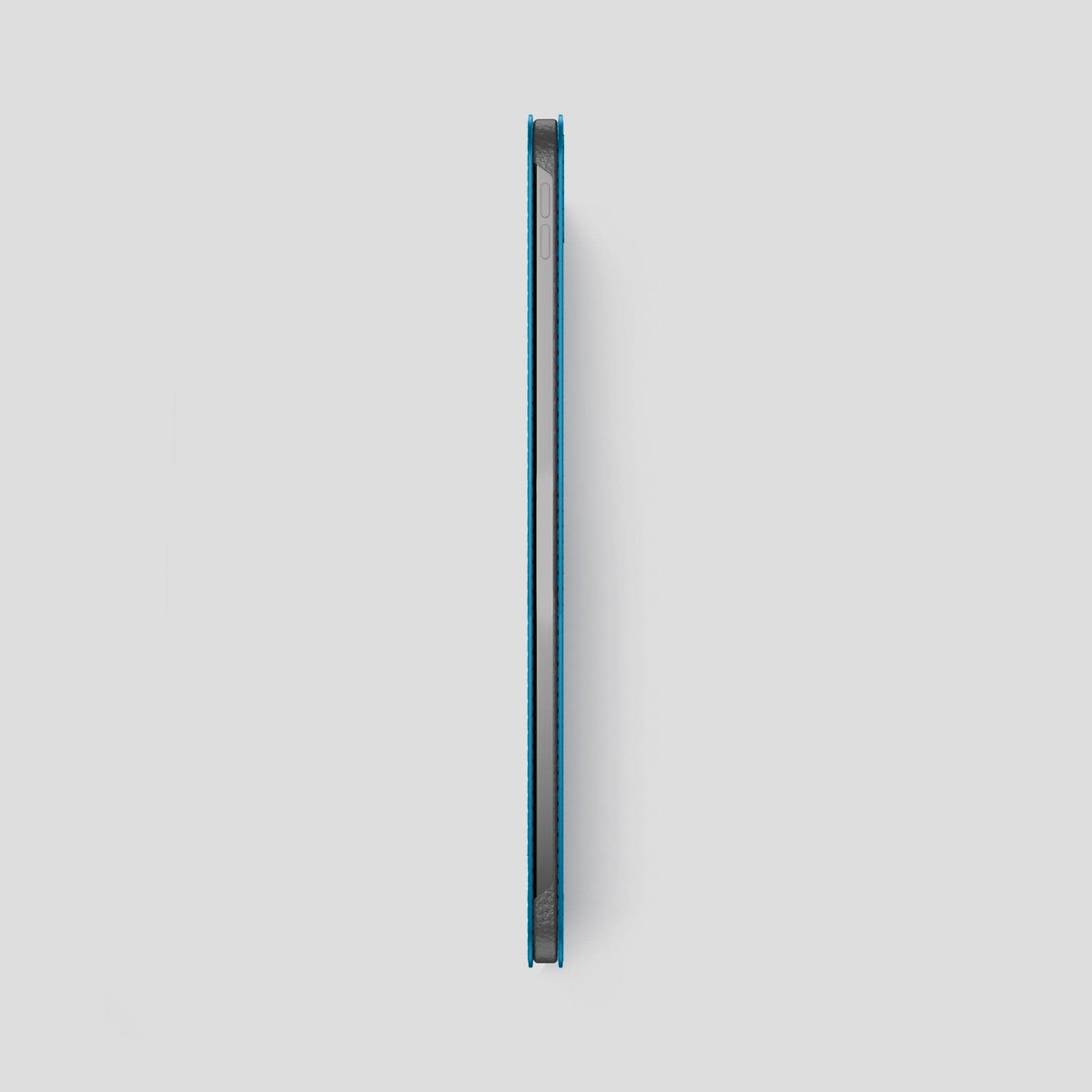 Curaçao-Blue Folio Stand Case For iPad Pro 12.9-inch (5th gen) Alligator -5 | Curaçao-Blue