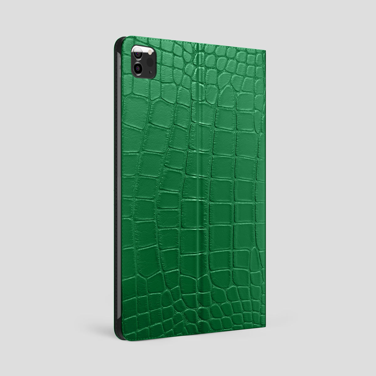 Forest-Green Folio Stand Case For iPad Pro 12.9-inch (6th gen) Alligator -2 | Forest-Green