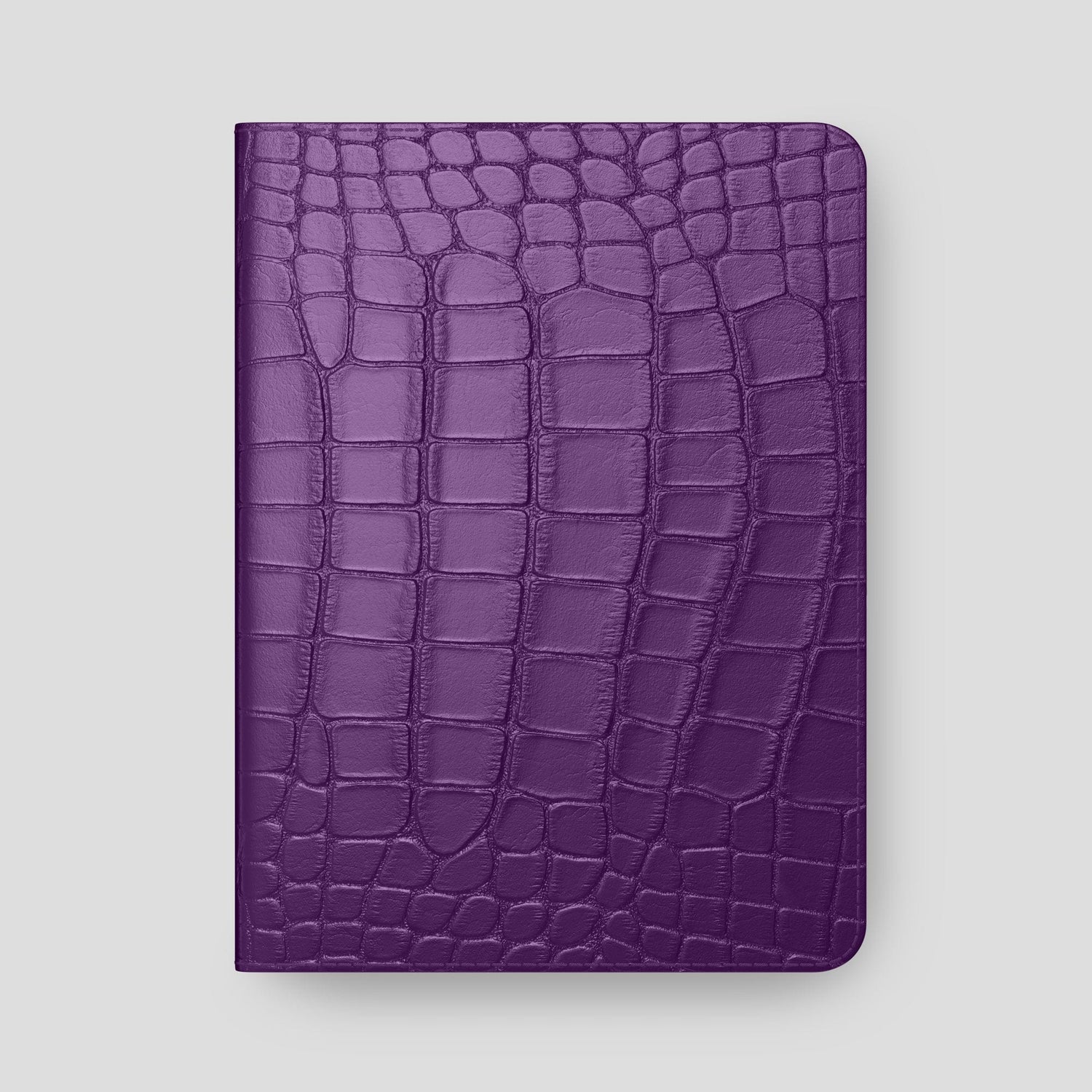 Purple Folio Stand Case For iPad Pro 12.9-inch (5th gen) Alligator -6 | Purple