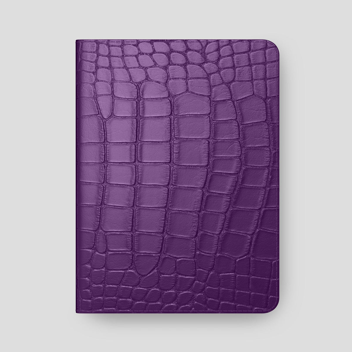 Purple Folio Stand Case For iPad Pro 12.9-inch (5th gen) Alligator -6 | Purple