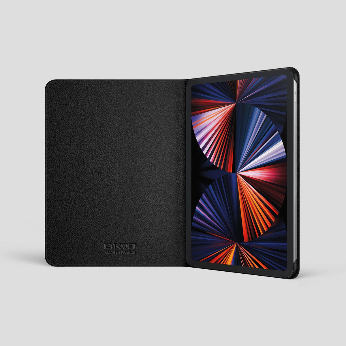 Black Folio Stand Case For iPad Pro 13-inch (7th gen) Alligator -3 | Black