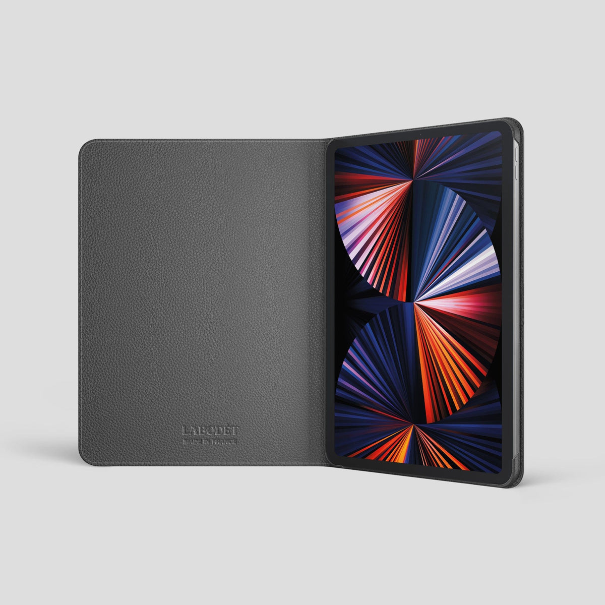 Grey Folio Stand Case For iPad Pro 13-inch (7th gen) Alligator -3 | Grey