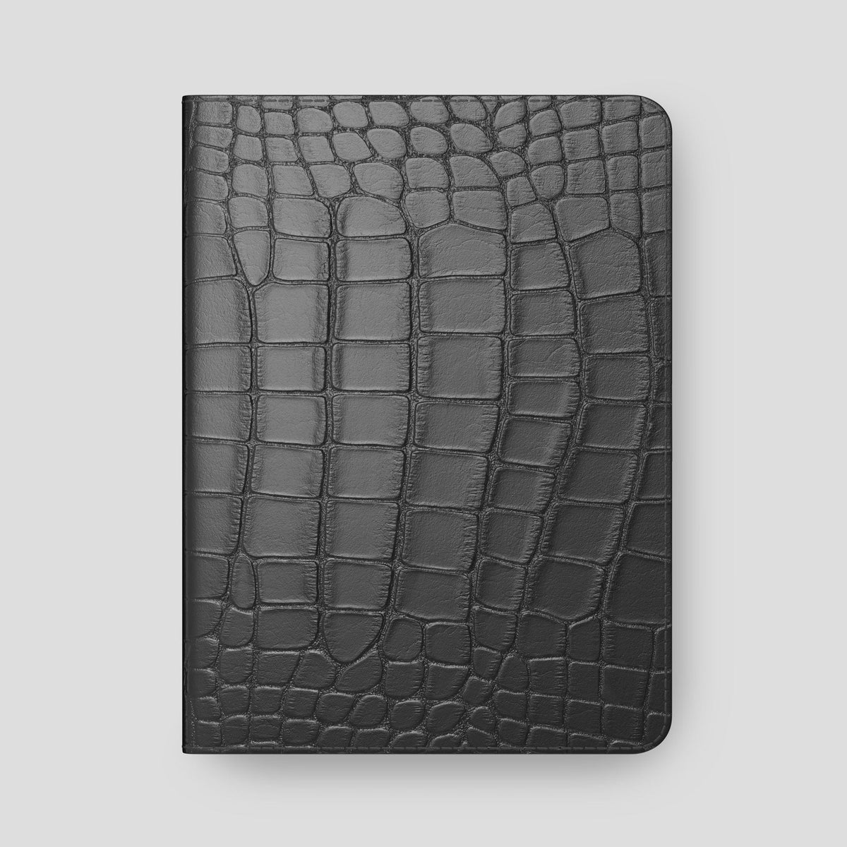 Grey Folio Stand Case For iPad Pro 13-inch (7th gen) Alligator -6 | Grey