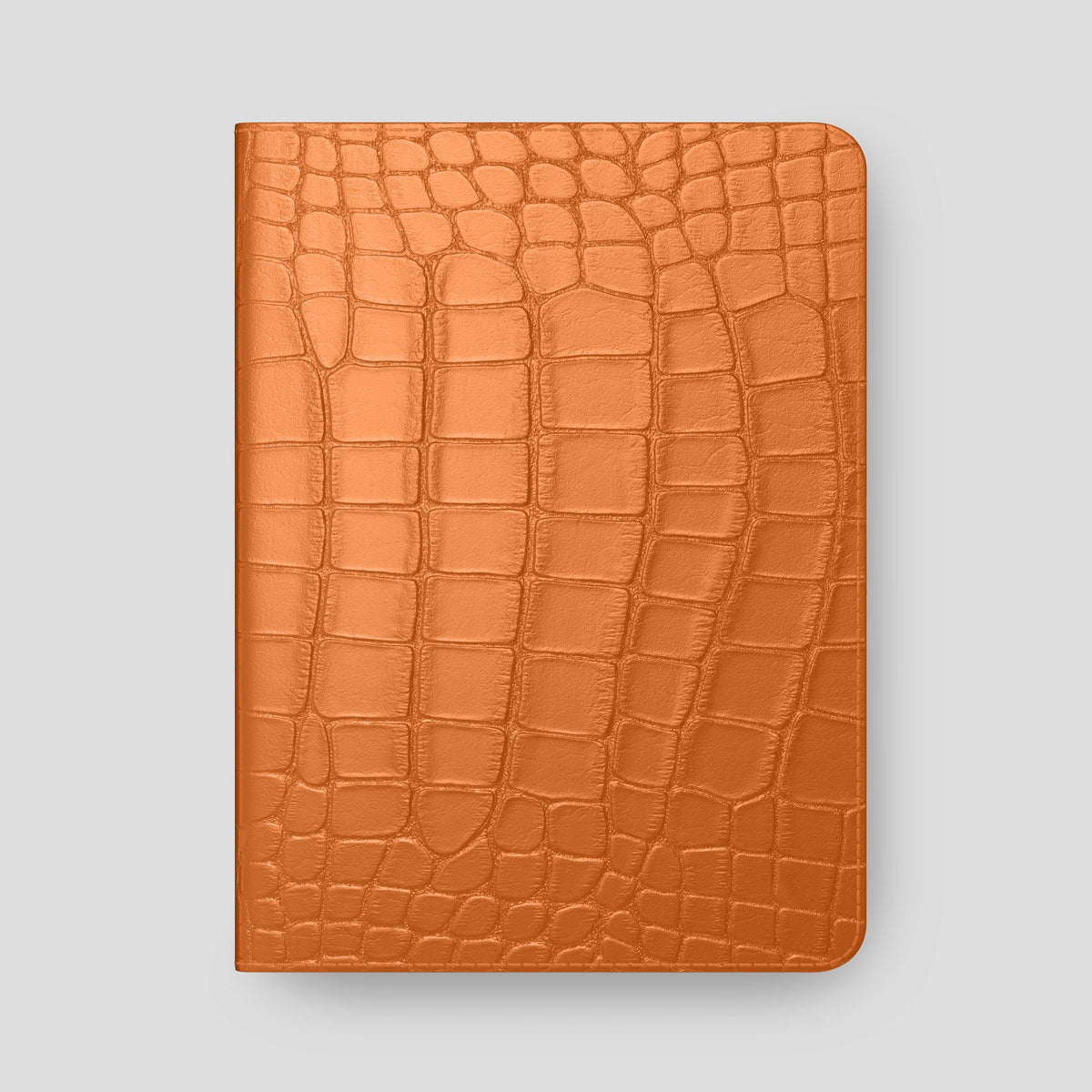 Orange Folio Stand Case For iPad Pro 13-inch (7th gen) Alligator -6 | Orange